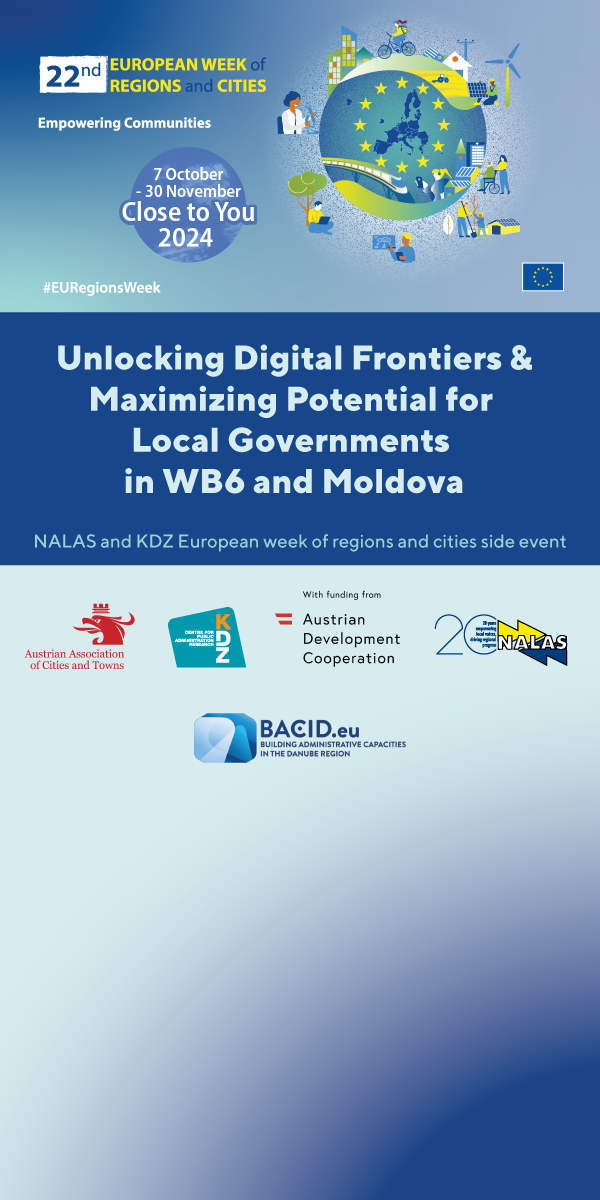 “UNLOCKING DIGITAL FRONTIERS & MAXIMIZING POTENTIAL FOR LOCAL GOVERNMENTS IN WB6 AND MOLDOVA”